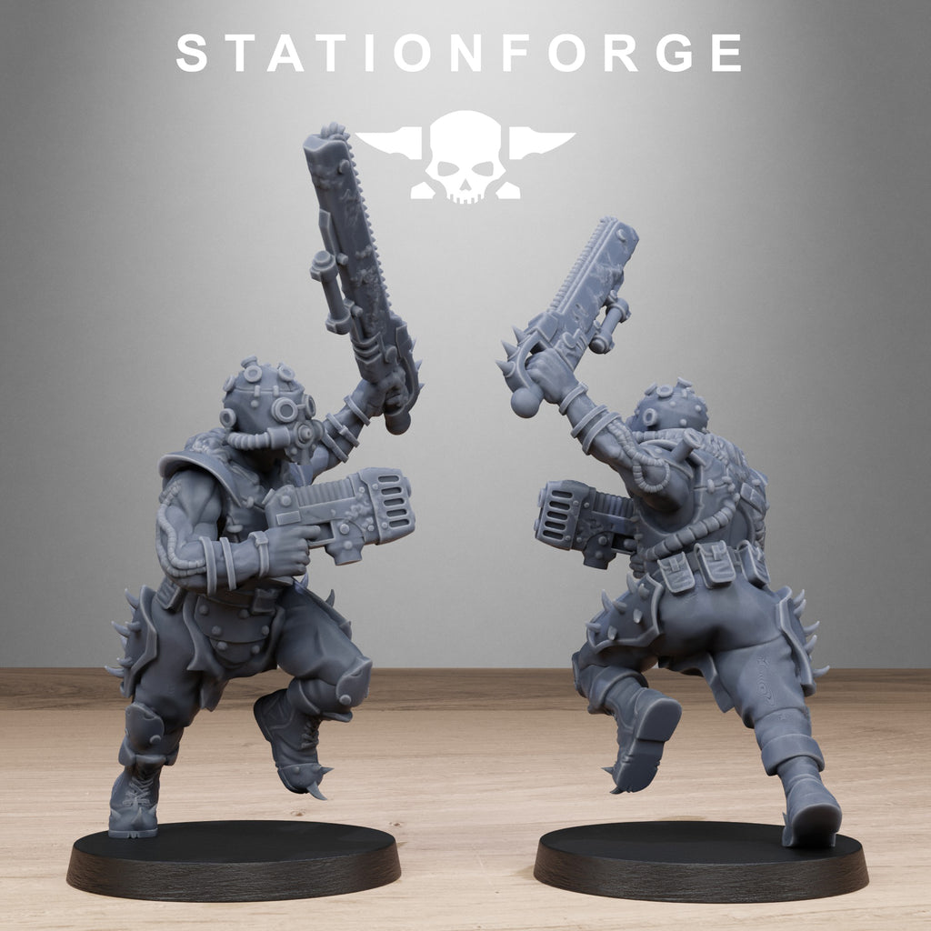 Corrupted Guard Spikers - STATIONFORGE (Miniature Tabletop Wargame Minis)