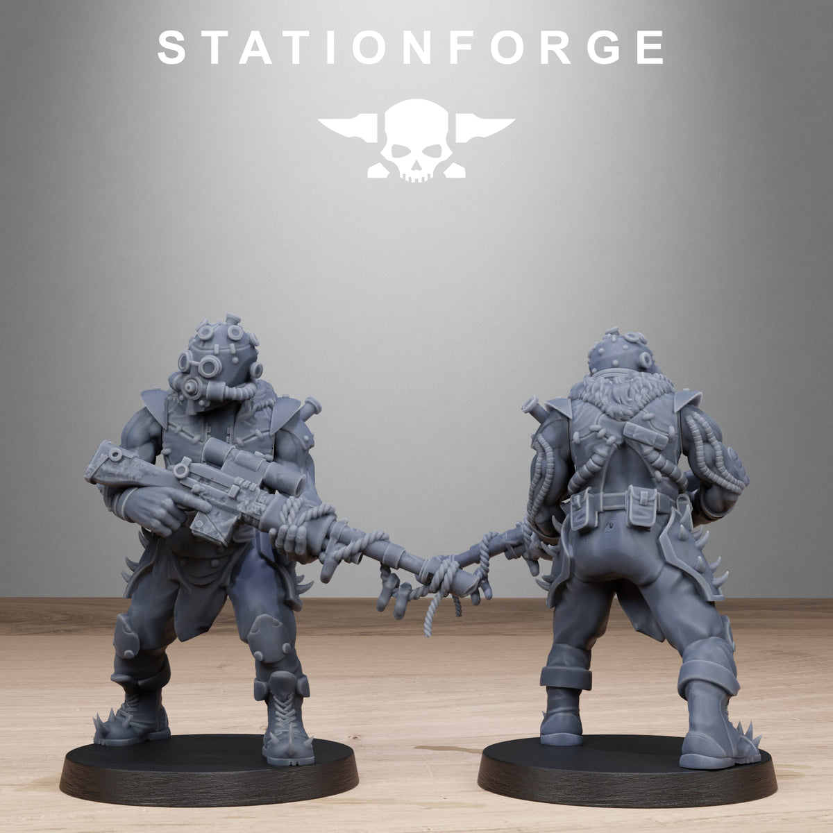 Corrupted Guard Spikers - STATIONFORGE (Miniature Tabletop Wargame Minis)