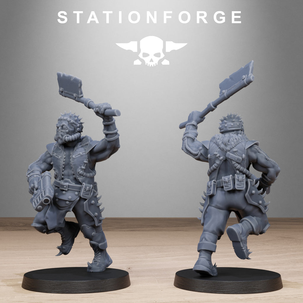 Corrupted Guard Spikers - STATIONFORGE (Miniature Tabletop Wargame Minis)