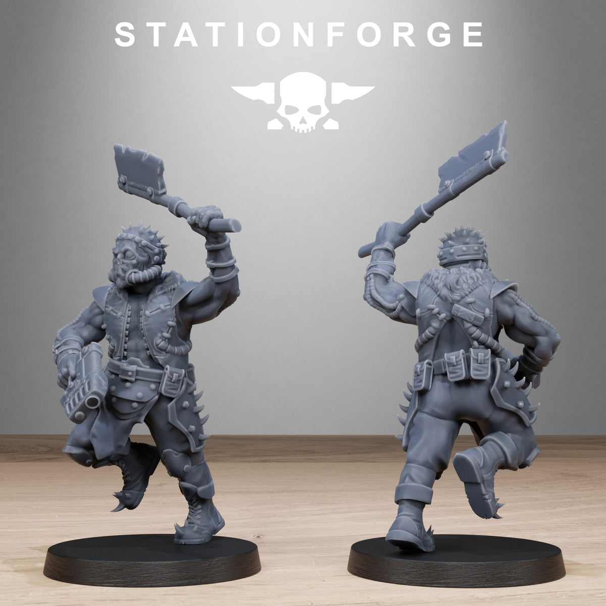 Corrupted Guard Spikers - STATIONFORGE (Miniature Tabletop Wargame Minis)