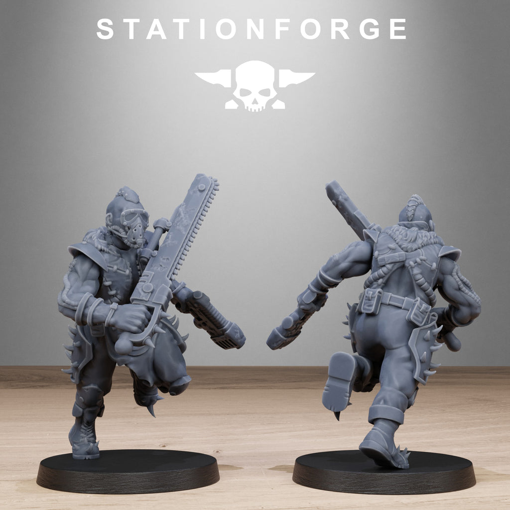 Corrupted Guard Spikers - STATIONFORGE (Miniature Tabletop Wargame Minis)