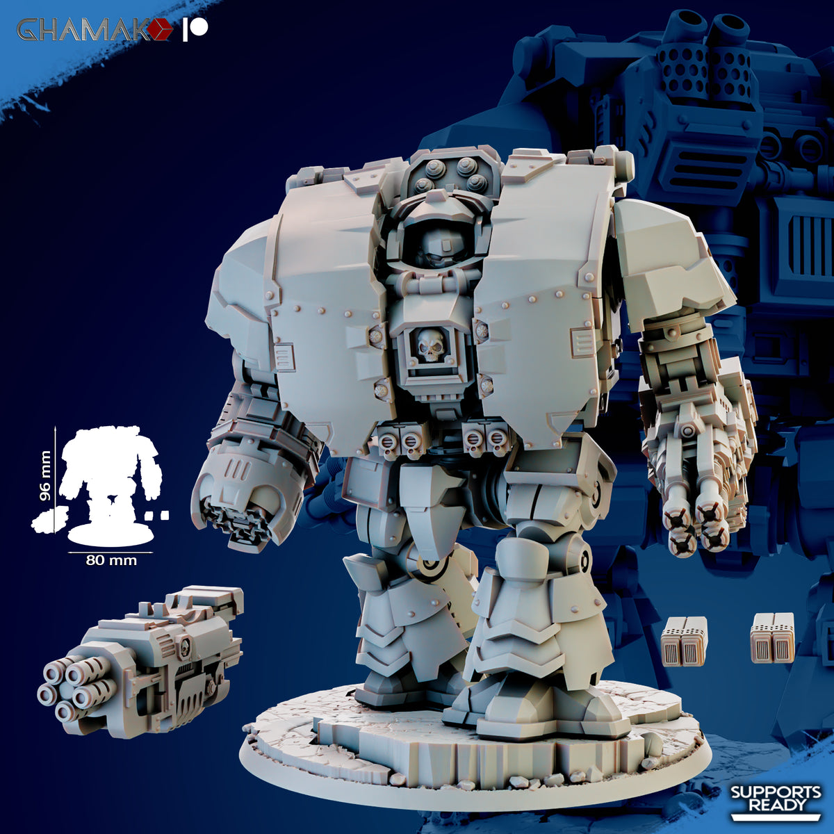 Grimdark Walking Coffin Model Kit