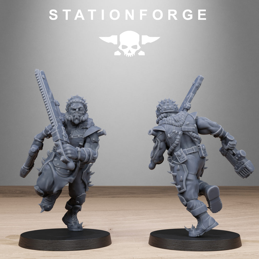 Corrupted Guard Spikers - STATIONFORGE (Miniature Tabletop Wargame Minis)