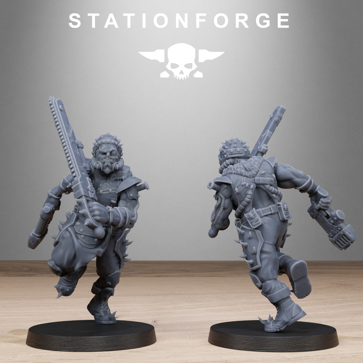 Corrupted Guard Spikers - STATIONFORGE (Miniature Tabletop Wargame Minis)