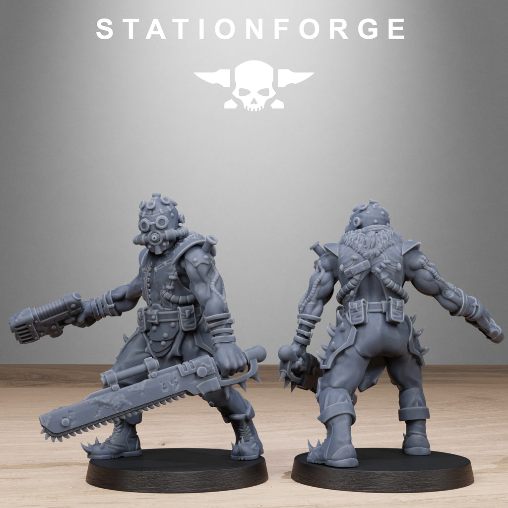 Corrupted Guard Spikers - STATIONFORGE (Miniature Tabletop Wargame Minis)