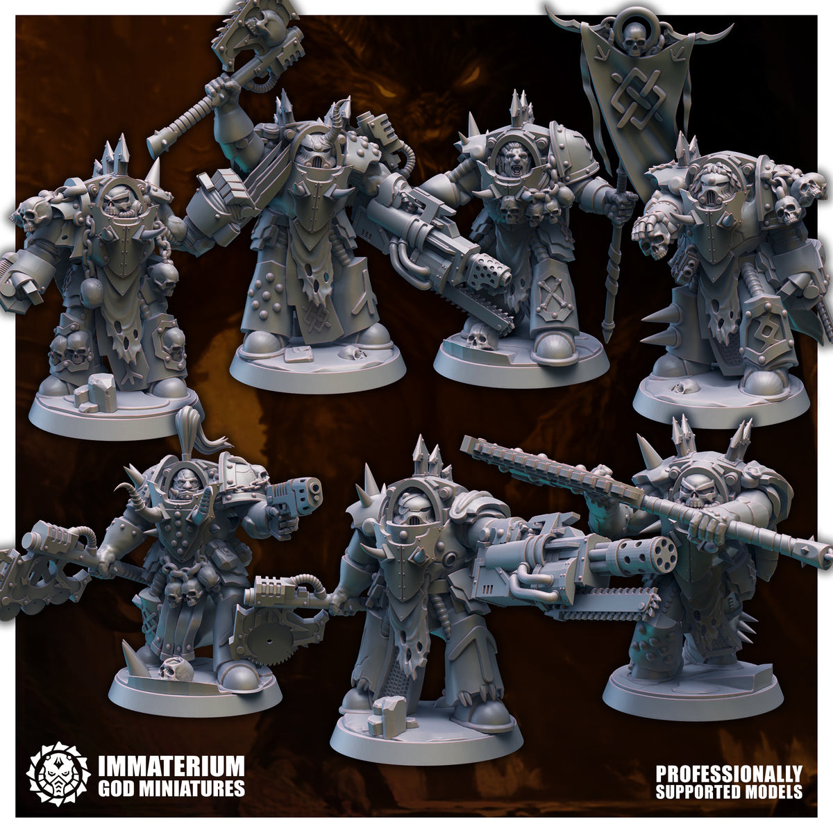 Hell Flayers Set - IMMATERIUM GOD MINIATURES