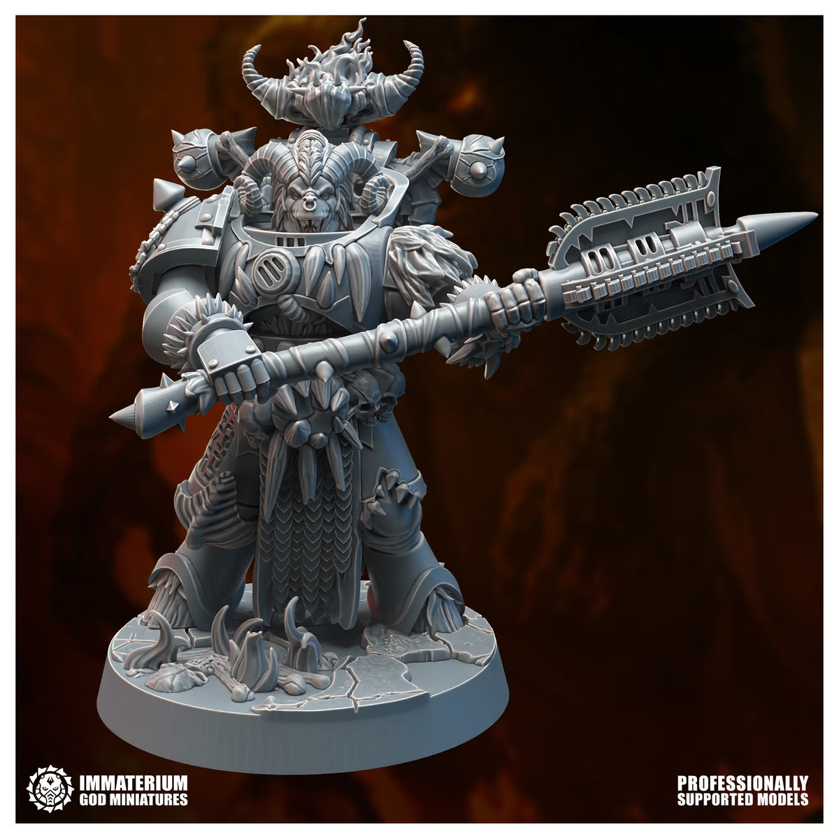 Horned Carnivores Soldiers Set - IMMATERIUM GOD MINIATURES
