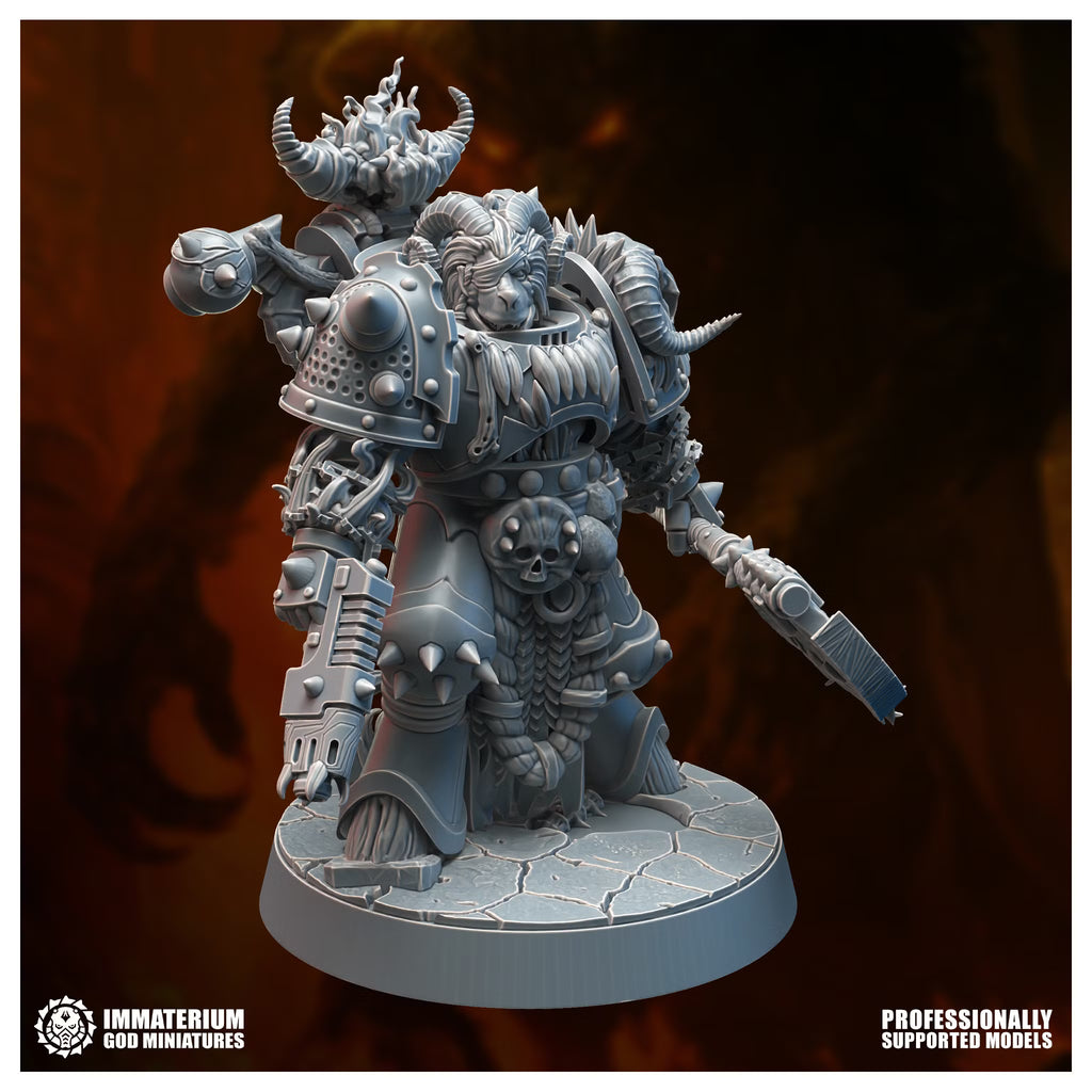 Horned Carnivores Soldiers Set - IMMATERIUM GOD MINIATURES