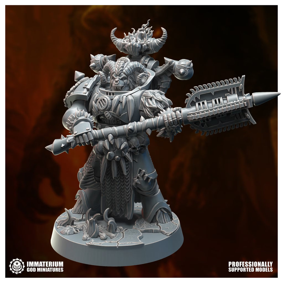 Horned Carnivores Soldiers Set - IMMATERIUM GOD MINIATURES