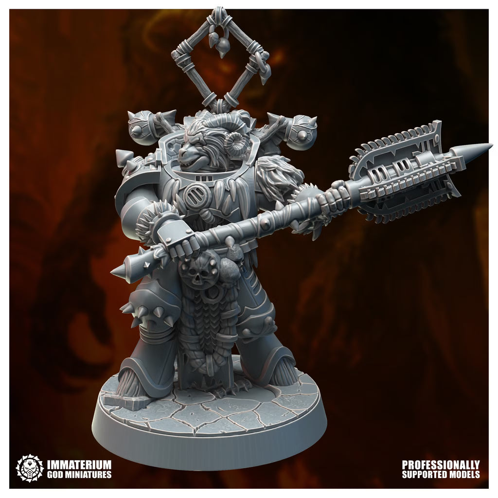 Horned Carnivores Soldiers Set - IMMATERIUM GOD MINIATURES