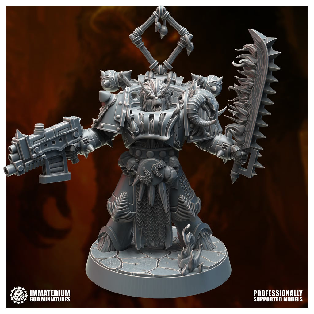 Horned Carnivores Soldiers Set - IMMATERIUM GOD MINIATURES