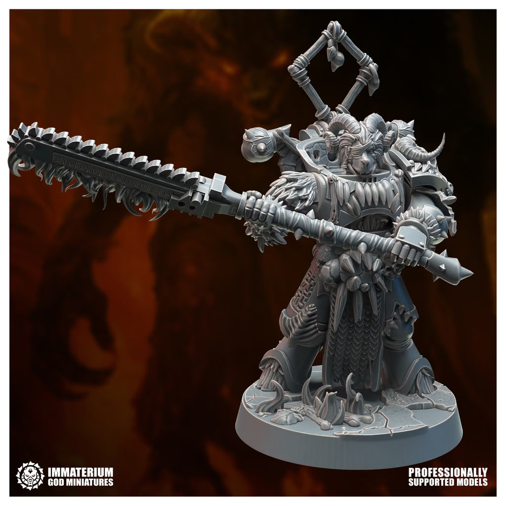 Horned Carnivores Soldiers Set - IMMATERIUM GOD MINIATURES