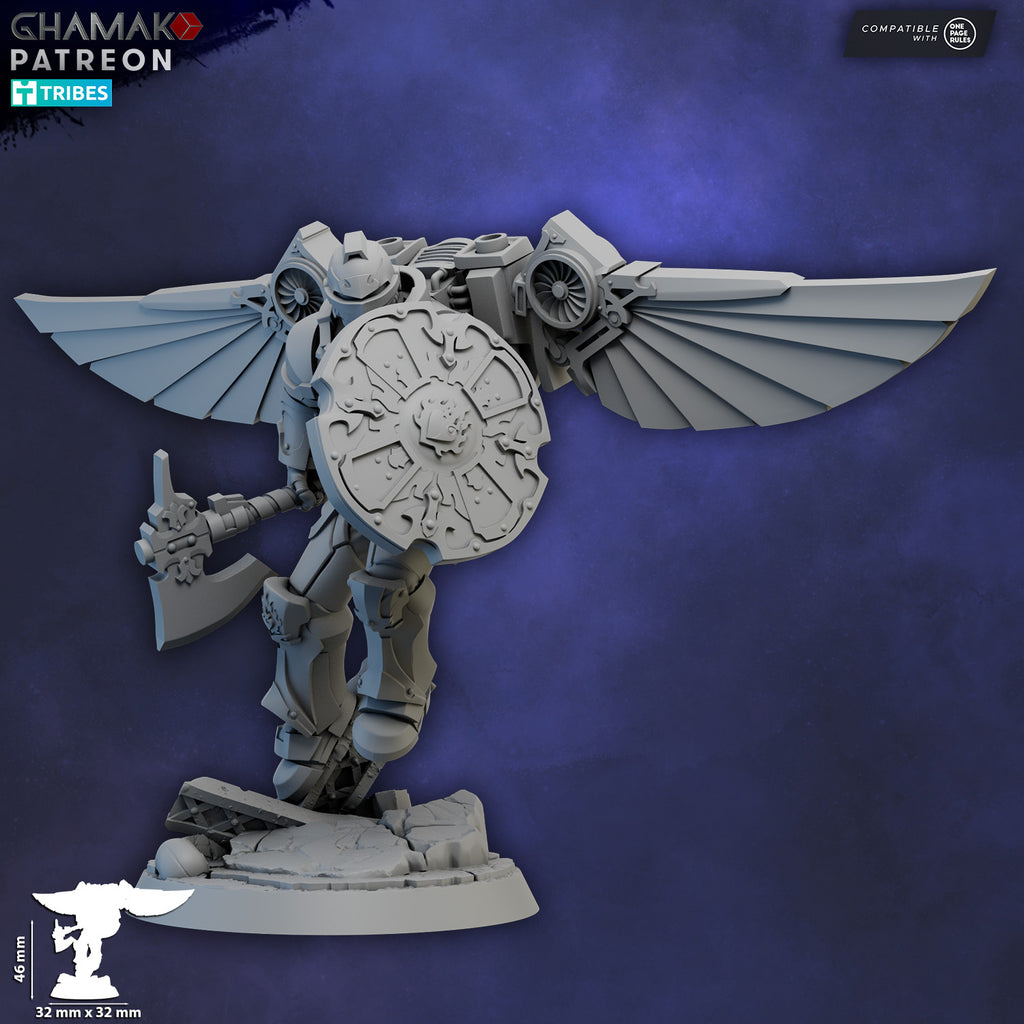 Shield Assault Militum (Sacred Heart)-Ghamak (Miniature Tabletop Wargame Minis)