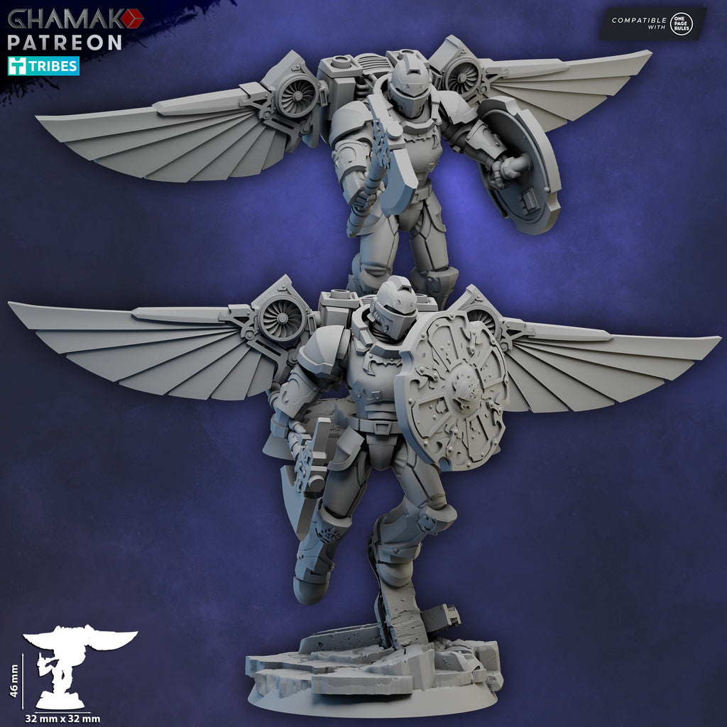 Shield Assault Militum (Sacred Heart)-Ghamak (Miniature Tabletop Wargame Minis)