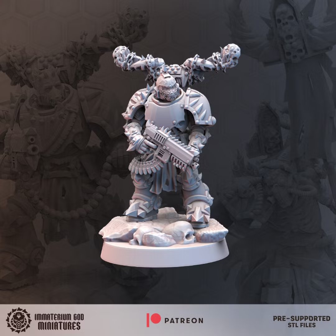 Scavenger Marine Squad - IMMATERIUM GOD MINIATURES