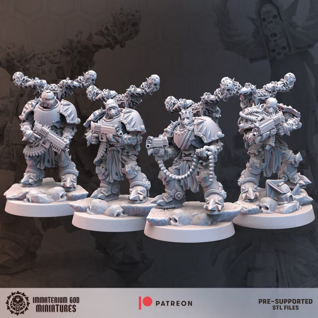 Scavenger Marine Squad - IMMATERIUM GOD MINIATURES